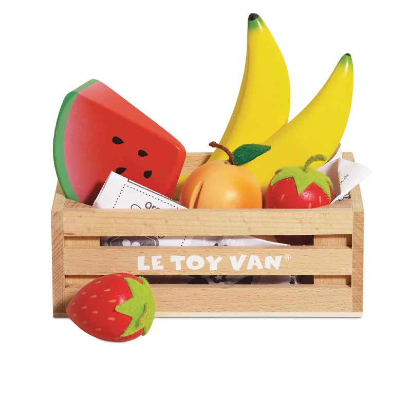 Le Toy Van Wooden Play Food Crates - Various Designs