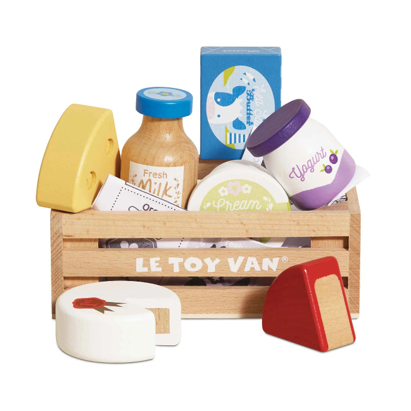 Le Toy Van Wooden Play Food Crates - Various Designs