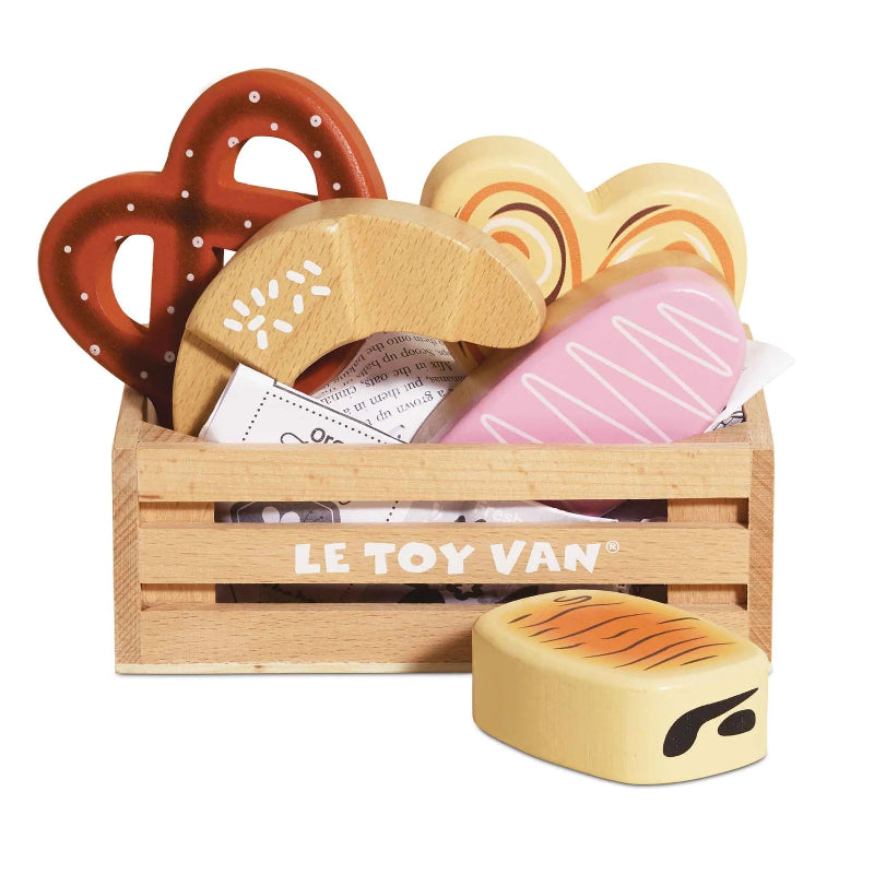Le Toy Van Wooden Play Food Crates - Various Designs