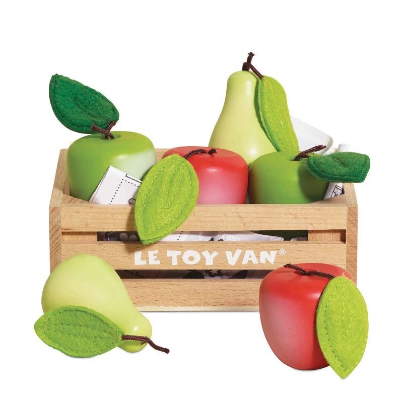 Le Toy Van Wooden Play Food Crates - Various Designs
