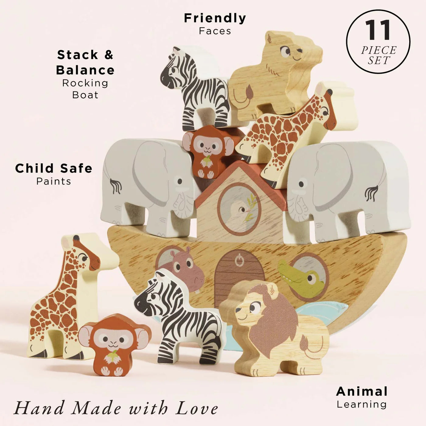 Le Toy Van Noah’s Balancing Ark Animal Stacker