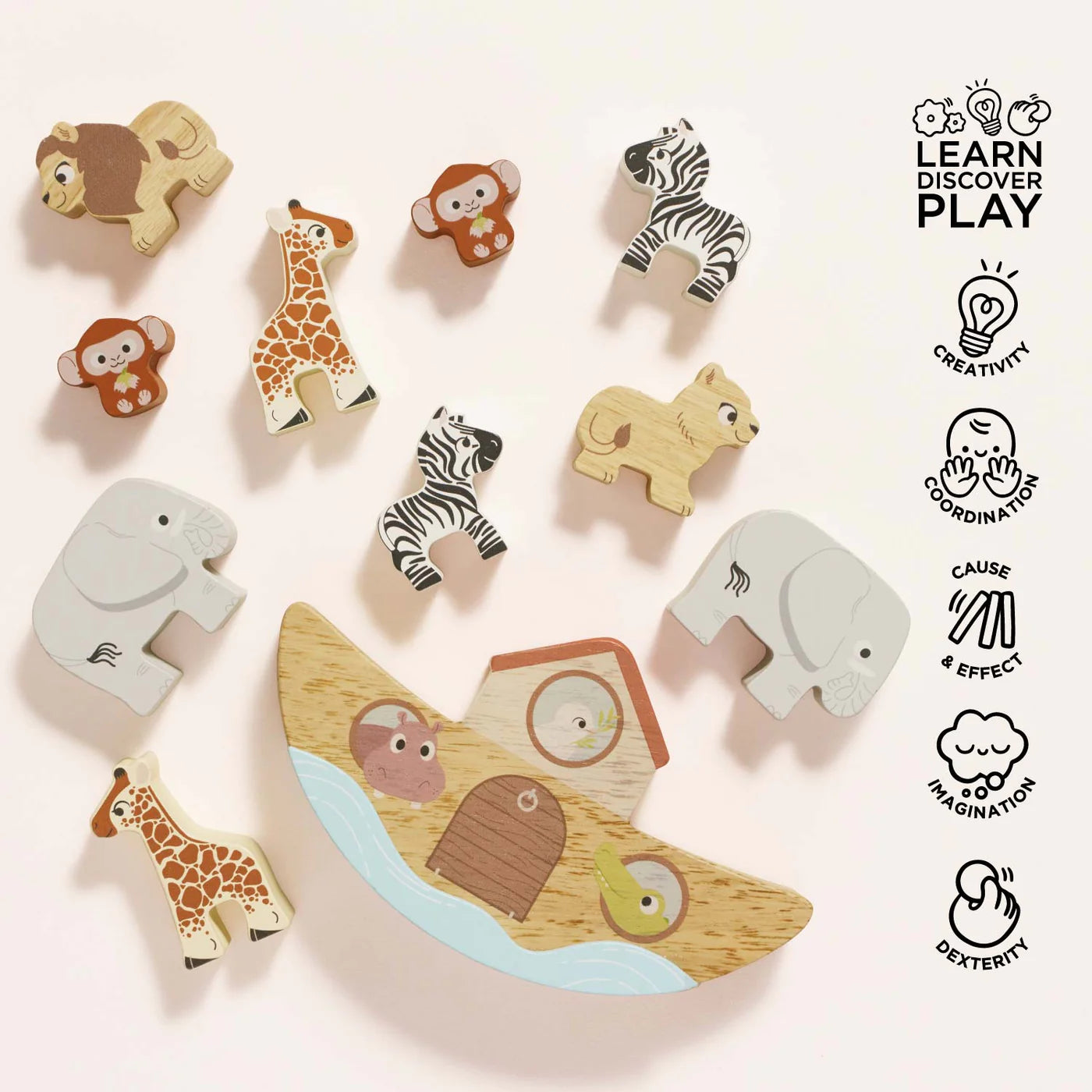 Le Toy Van Noah’s Balancing Ark Animal Stacker