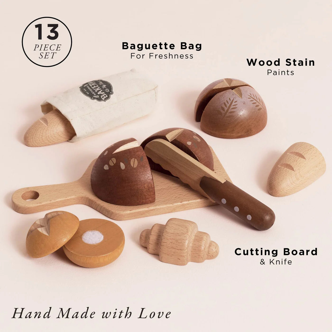 Le Toy Van Artisan Bread & Knife Set