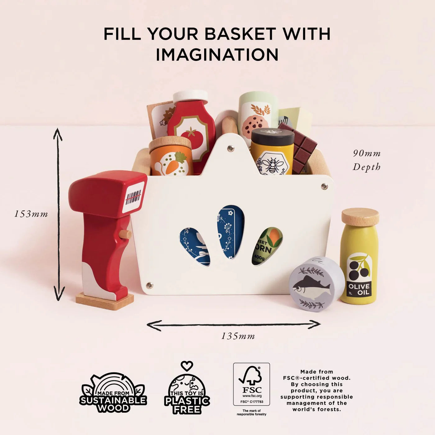 Le Toy Van Groceries Set & Scanner