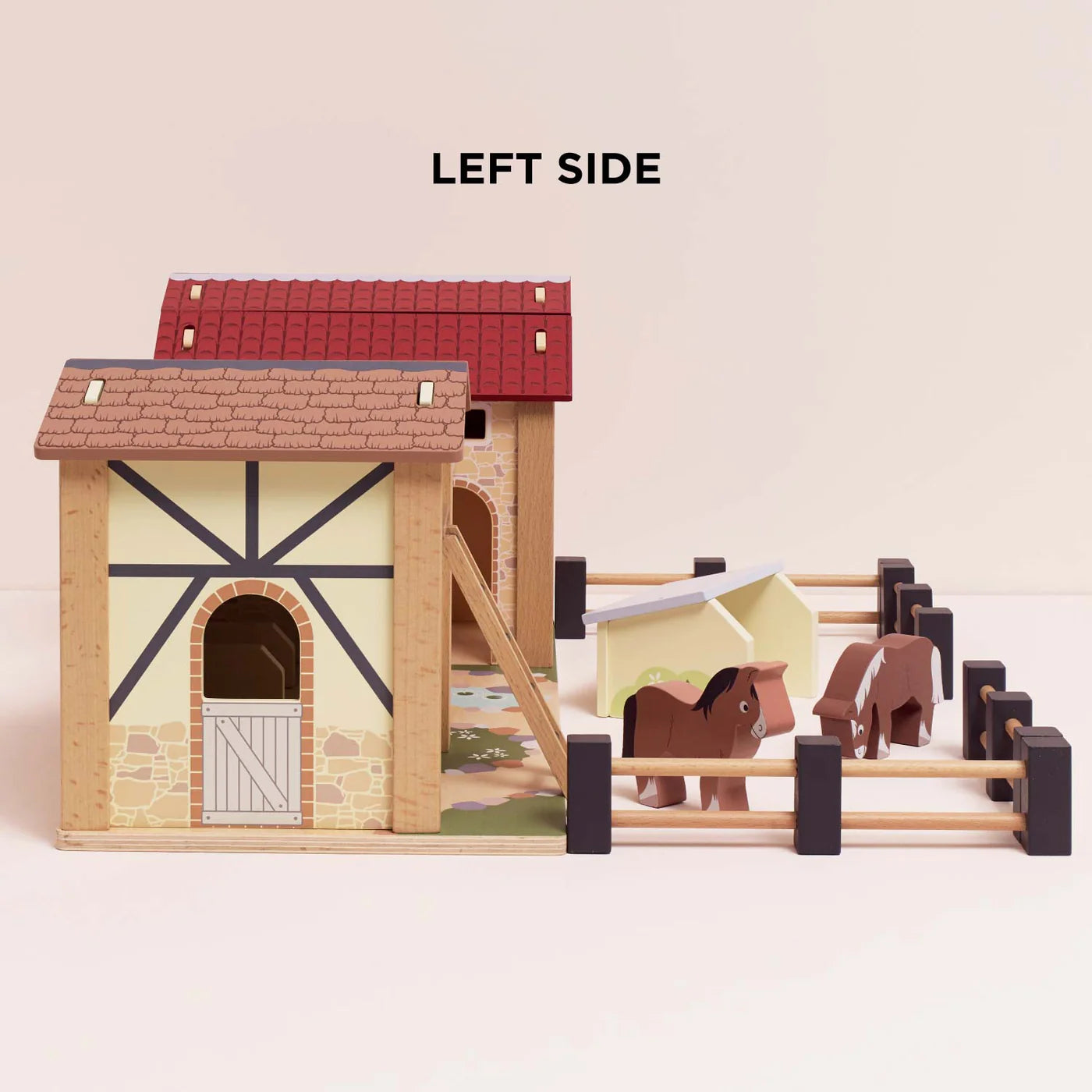 Le Toy Van Farmyard Stables Set