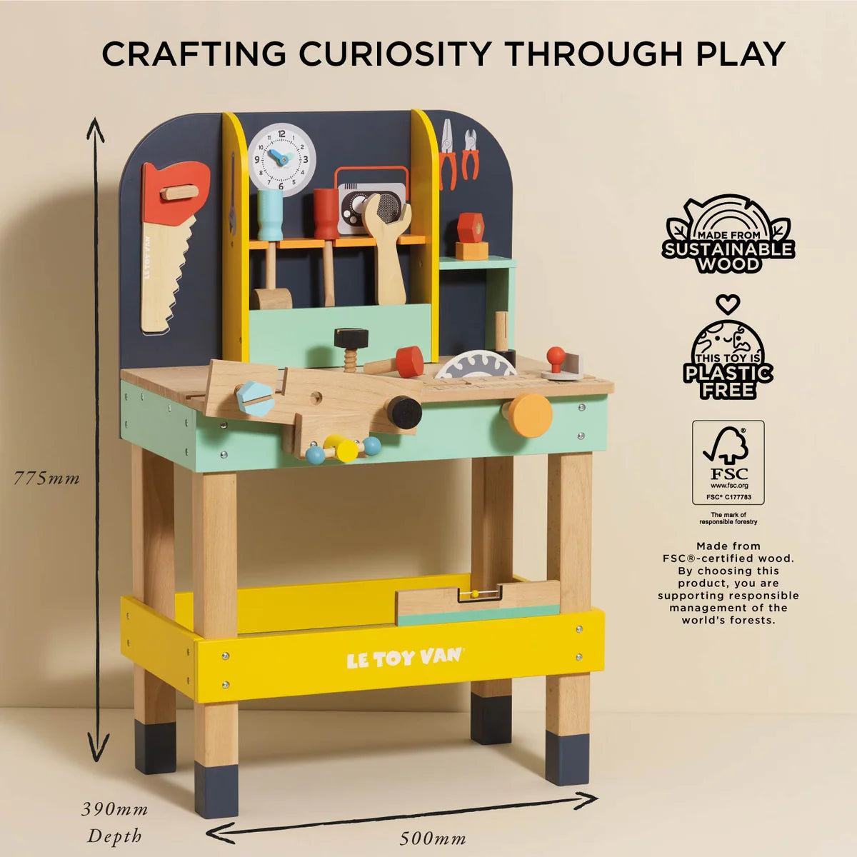 Le Toy Van Alex's Toy Work Bench