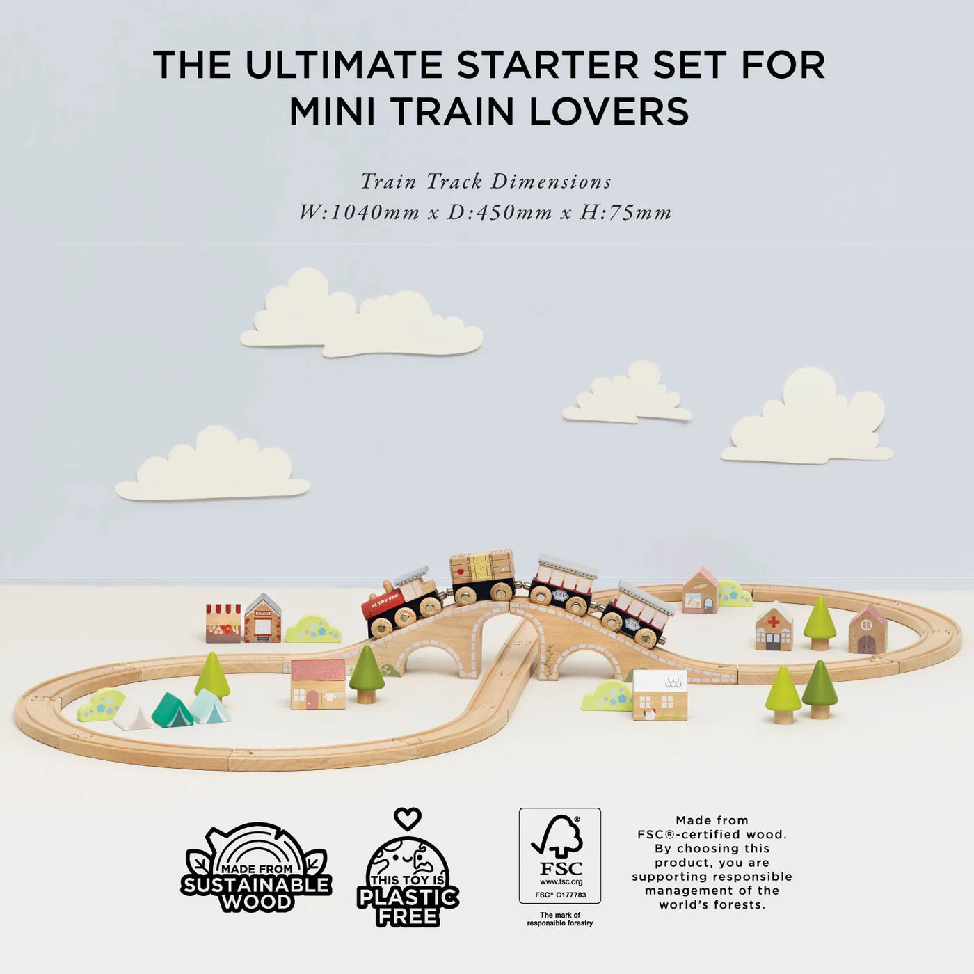 Le Toy Van Figure of 8 Train Set