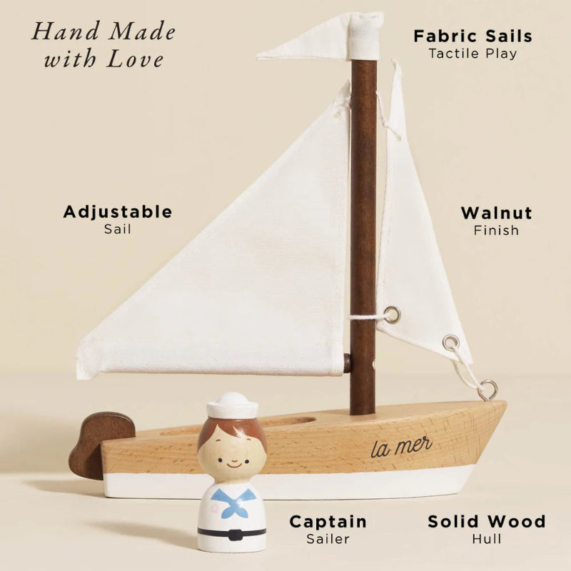 Le Toy Van Sailing Boat and Captain