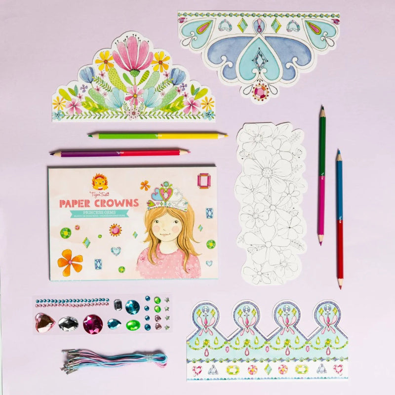 Tiger Tribe Paper Crowns  Princess Gems