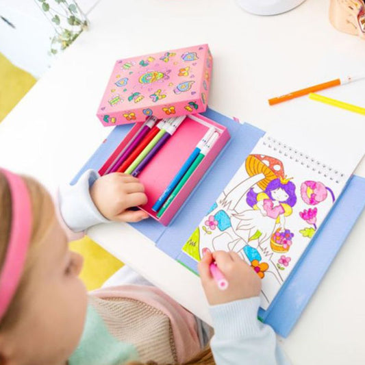 Tiger Tribe Colouring Set Hidden Pattern - Various Designs