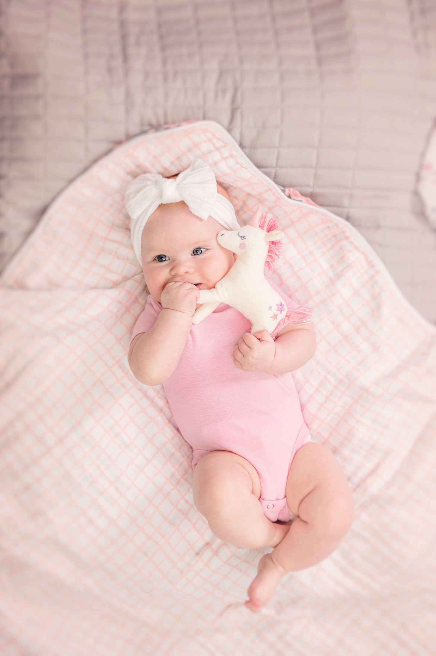 Stephen Joseph Muslin Blanket and Stuffed Animal