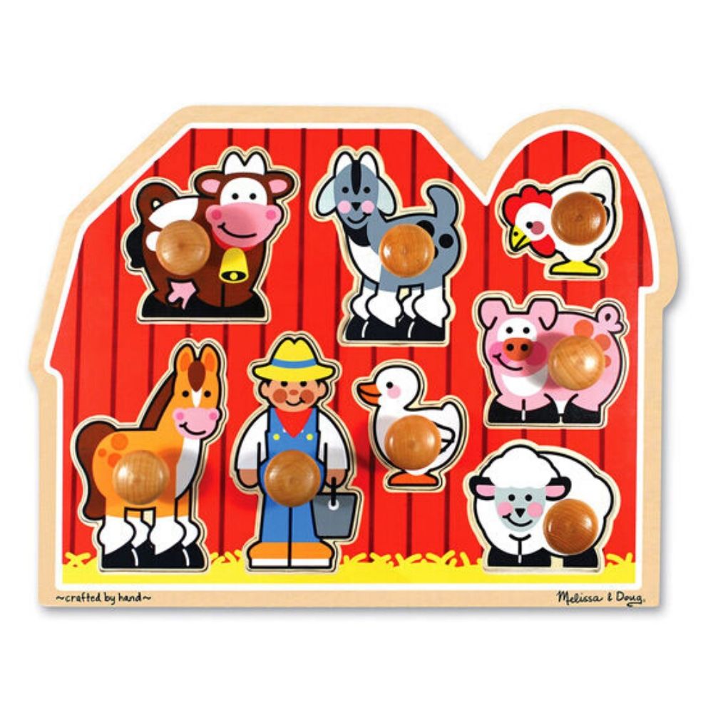 Melissa & Doug Large Jumbo Knob Puzzle