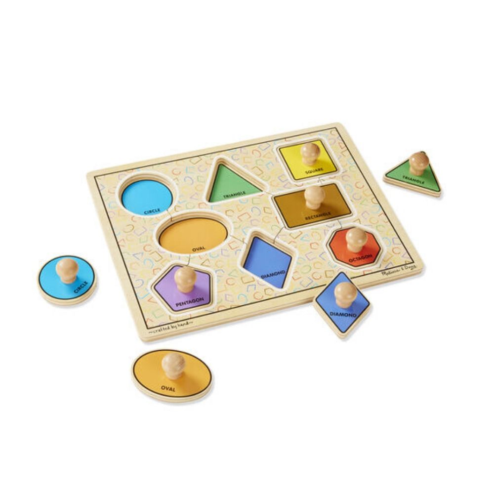 Melissa & Doug Large Jumbo Knob Puzzle