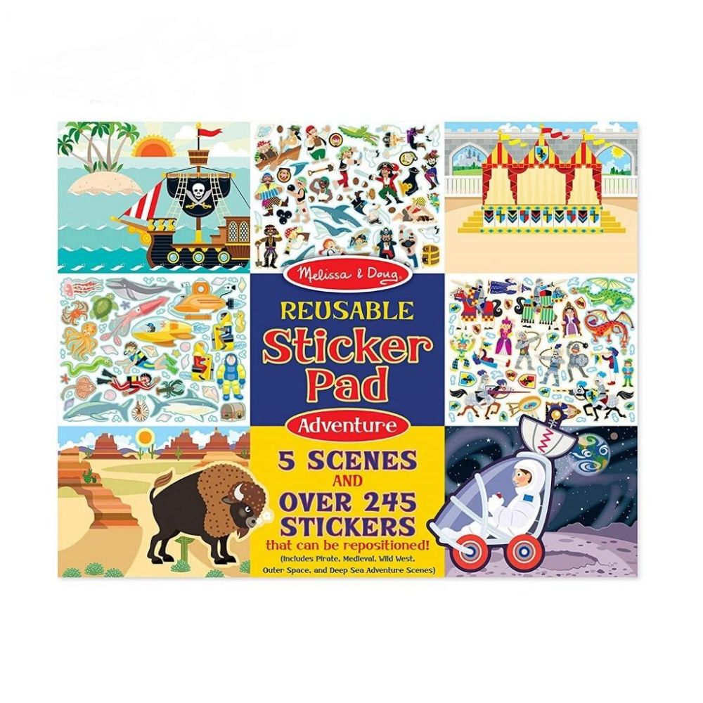Melissa & Doug Reusable Sticker Pad