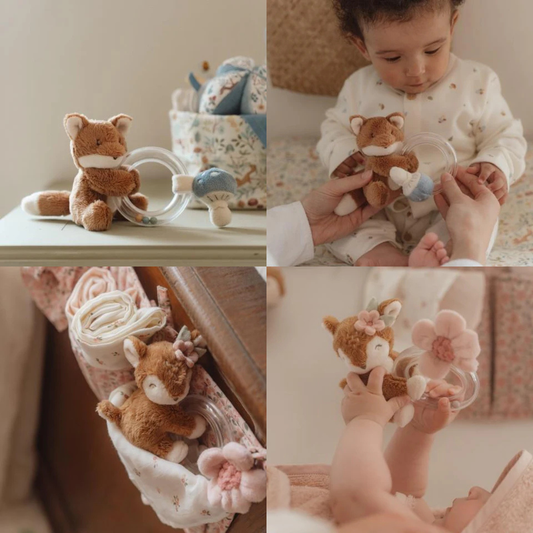 Little Dutch Soft Ring Rattle - Various Designs