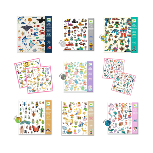 Djeco Metallic Stickers - Various Designs