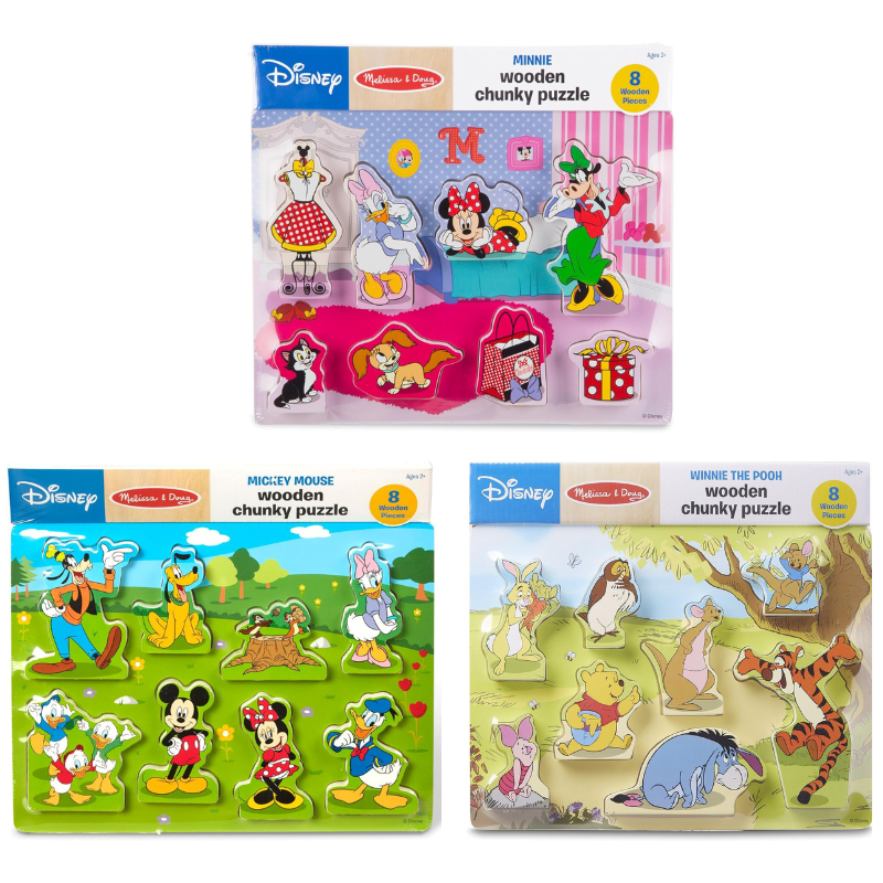 Melissa & Doug Disney Chunky Puzzle - Various Designs