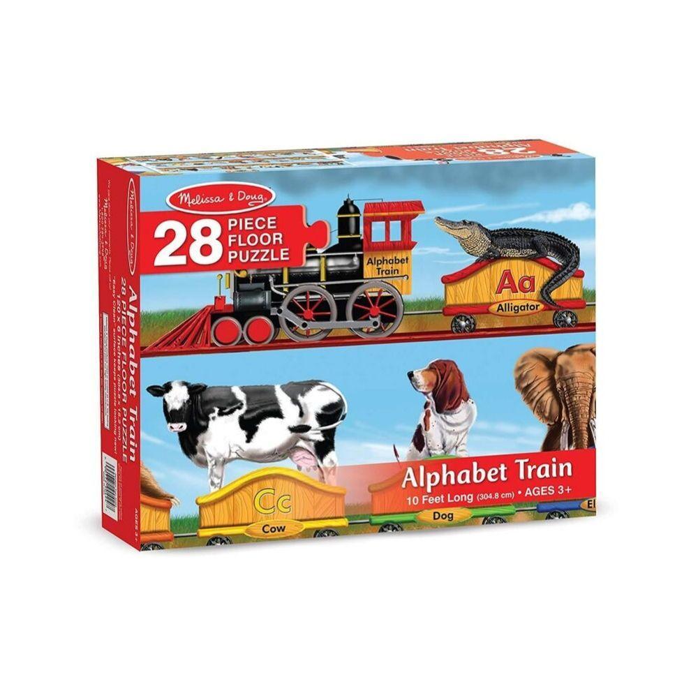 Melissa & Doug Alphabet Train Floor Puzzle (28 pieces)