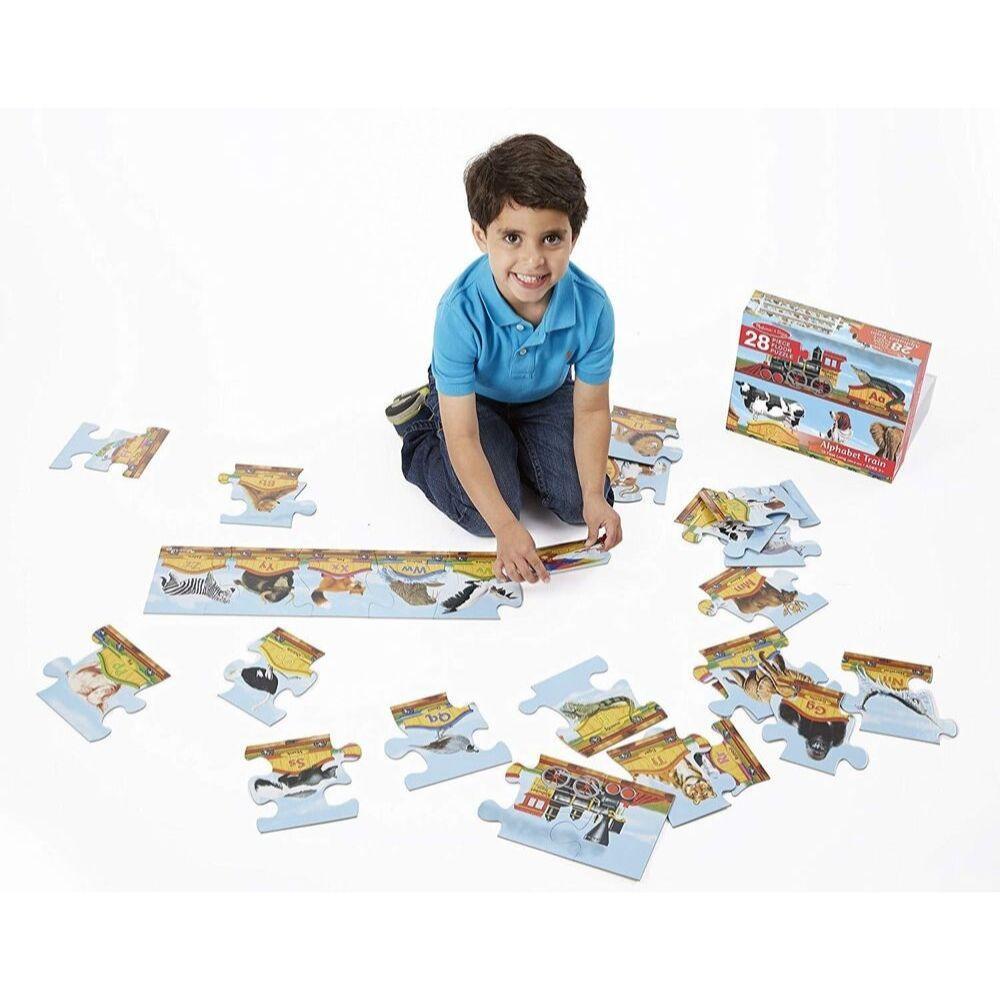 Melissa & Doug Alphabet Train Floor Puzzle (28 pieces)