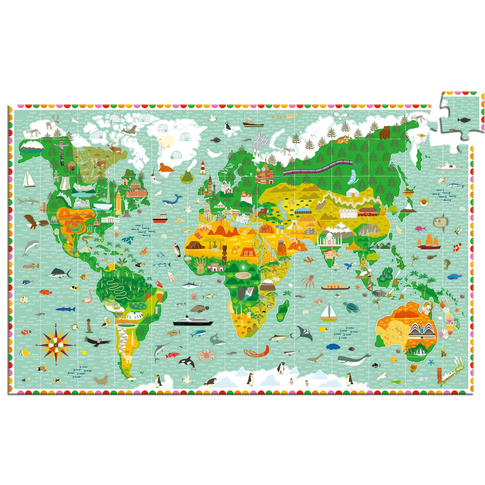 Djeco Observation Puzzle Around the World