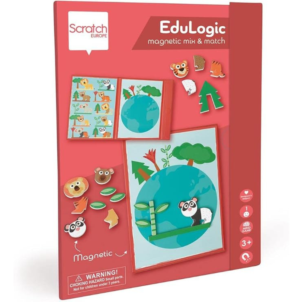 Scratch Europe Magnetic Mix & Match Animal World