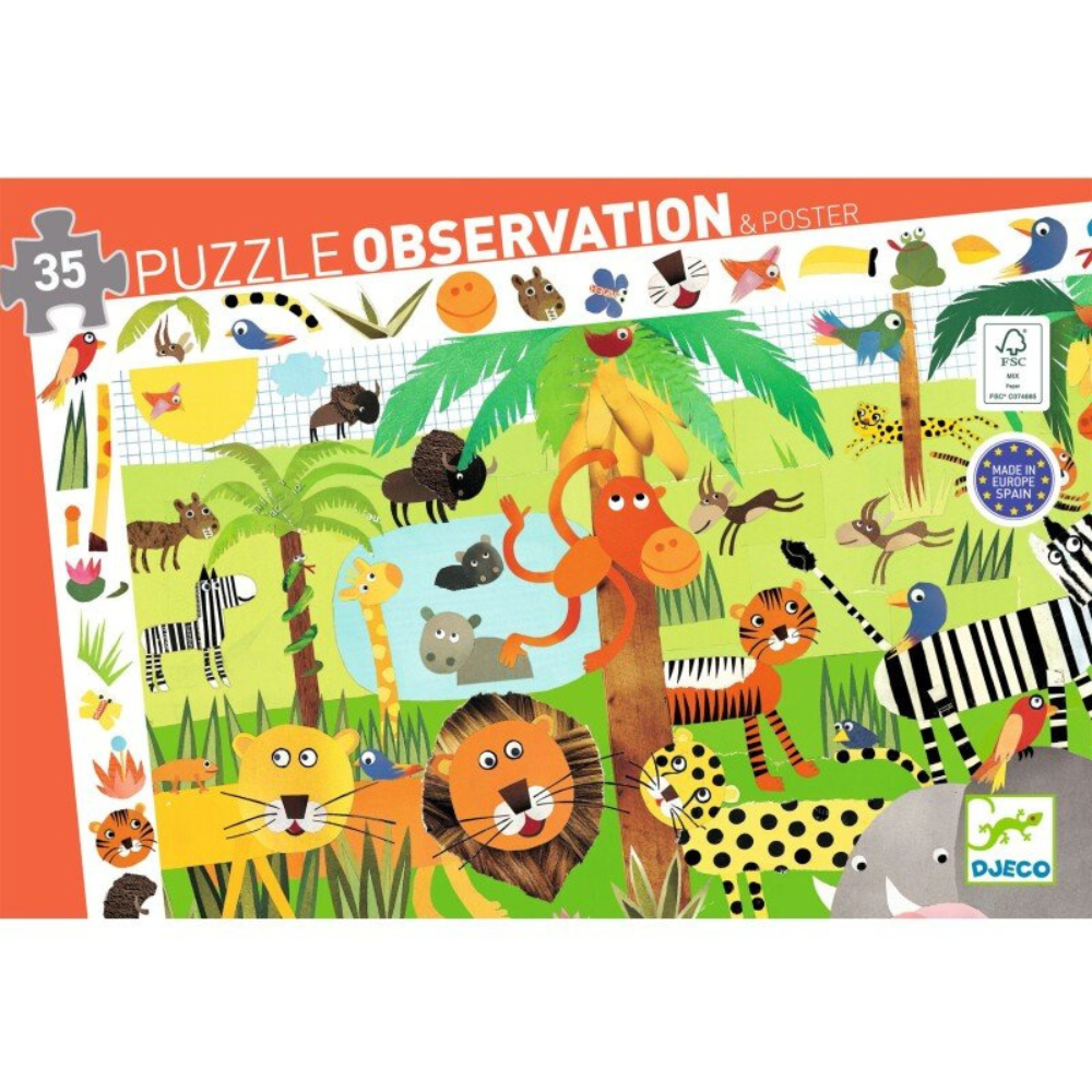 Djeco Observation Puzzle Jungle
