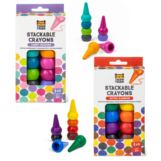 Tiger Tribe Stackable Crayons - Various Colours