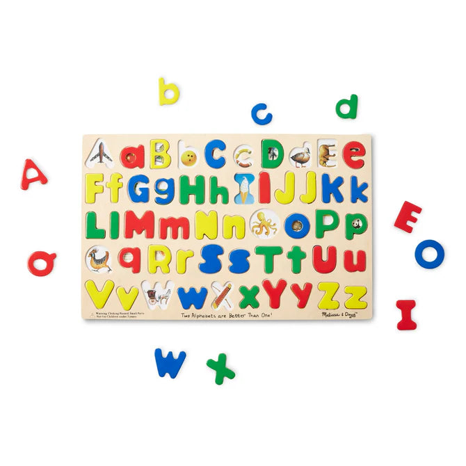 Melissa & Doug Upper and Lower Case Alphabet Puzzle