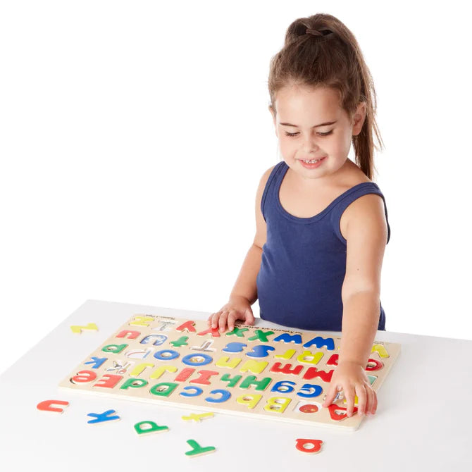 Melissa & Doug Upper and Lower Case Alphabet Puzzle
