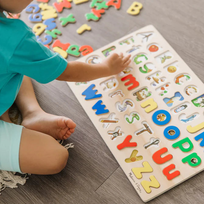Melissa & Doug Upper and Lower Case Alphabet Puzzle