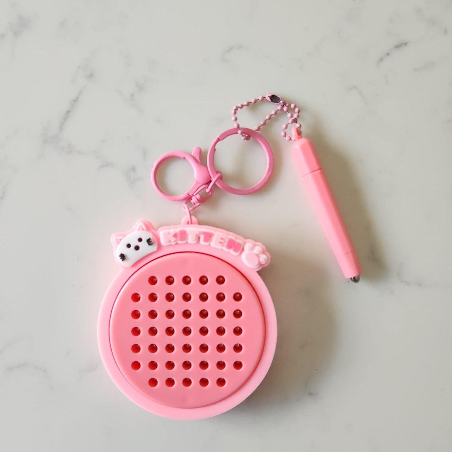 Cat Magnetic Pad Keyring - Various Colours