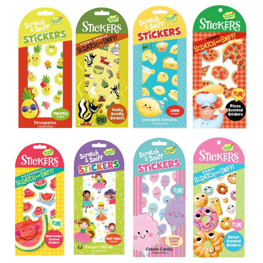 Peaceable Kingdom Scratch & Sniff Stickers - Various Designs