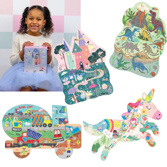 Floss & Rock Shaped Puzzles (120 Piece) - Various Designs