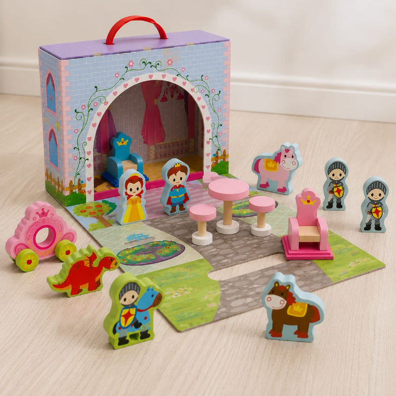 Tooky Toy Princess Castle Play Box