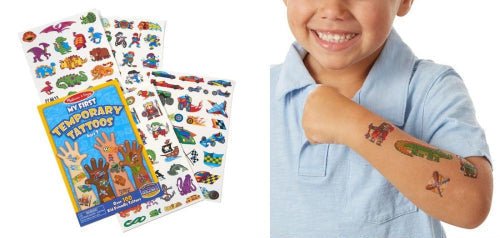 Melissa & Doug - My First Temporary Tattoos (Blue)