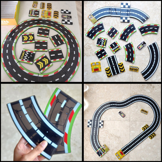 Magnetic Tiles Racing Track Set