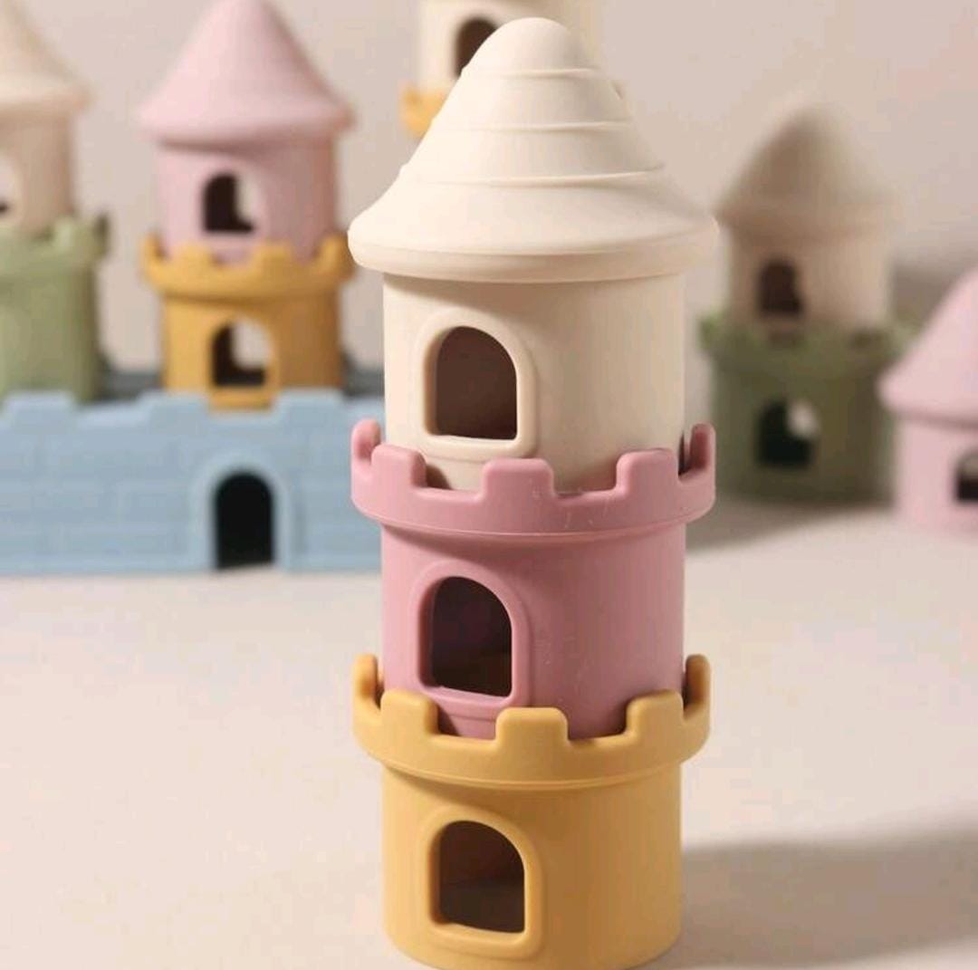Silicone Stacking Castle