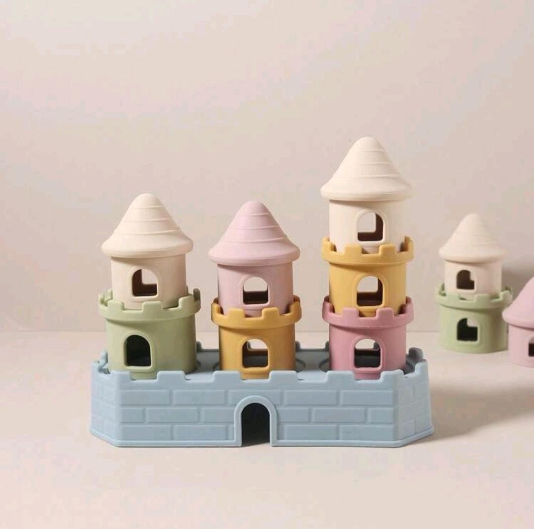 Silicone Stacking Castle