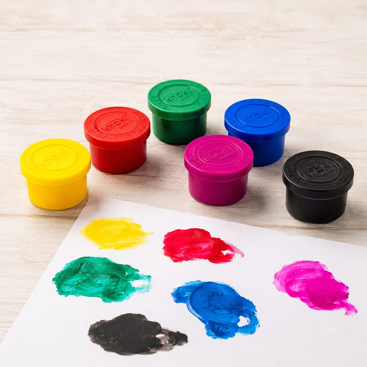 Finger Paint Pots (set of 6 colours)