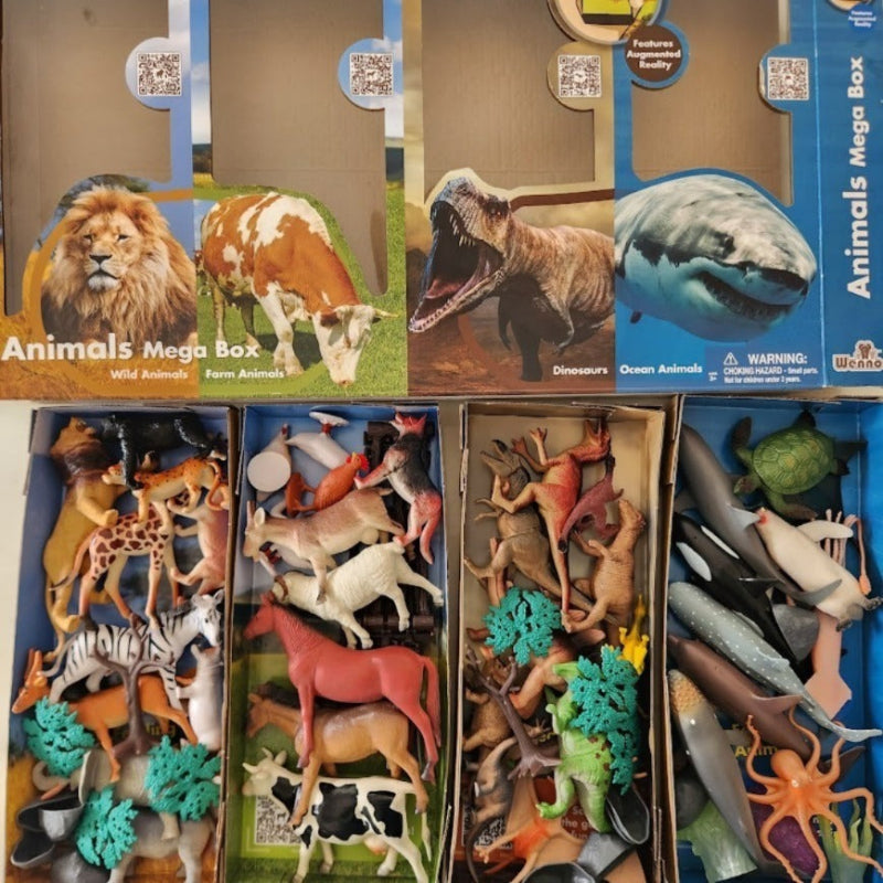 Animals Mega Box Playset - 60 Piece