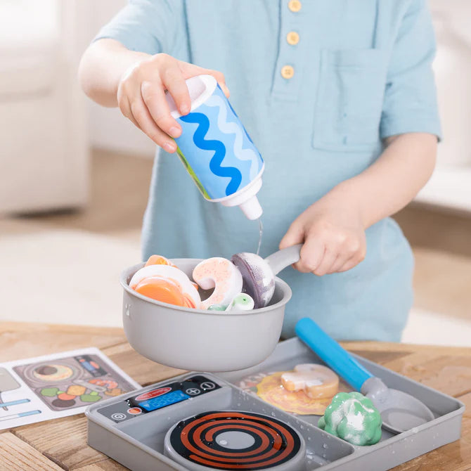 Melissa & Doug Simmer & Stir Stove-Top Play Set