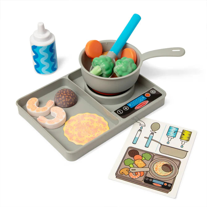 Melissa & Doug Simmer & Stir Stove-Top Play Set