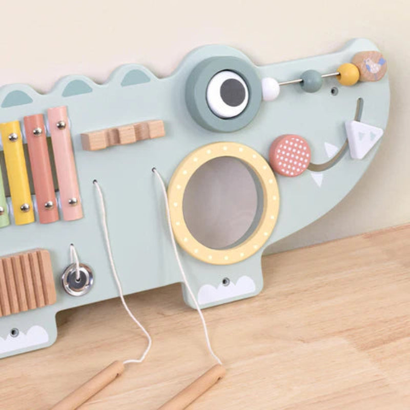 TookyToy Crocodile Wall Mounted Activity Toy