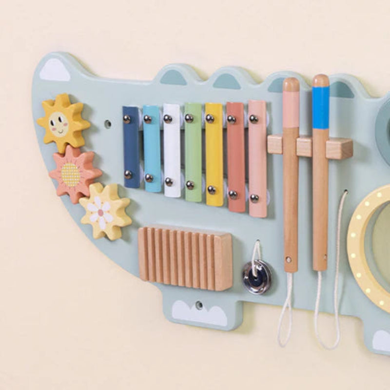 TookyToy Crocodile Wall Mounted Activity Toy