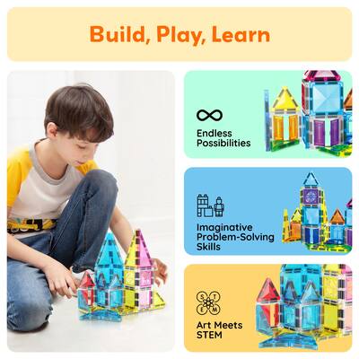 Mideer Creative Magnetic Building Blocks Set