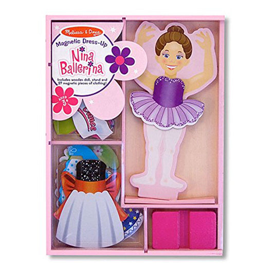 Melissa and Doug Magnetic Dress Up Nina Ballerina