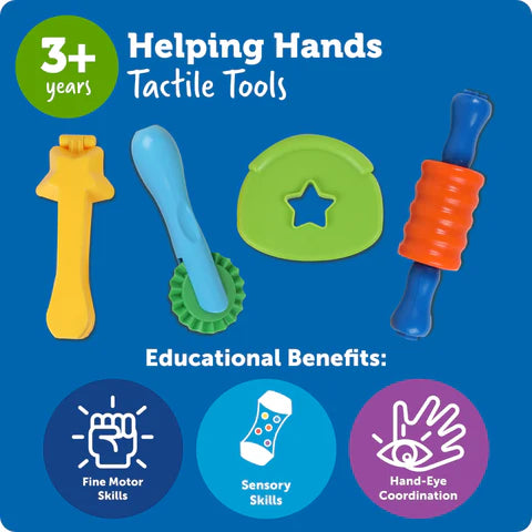 Learning Resources Helping Hands Tactile Dough Tools Set