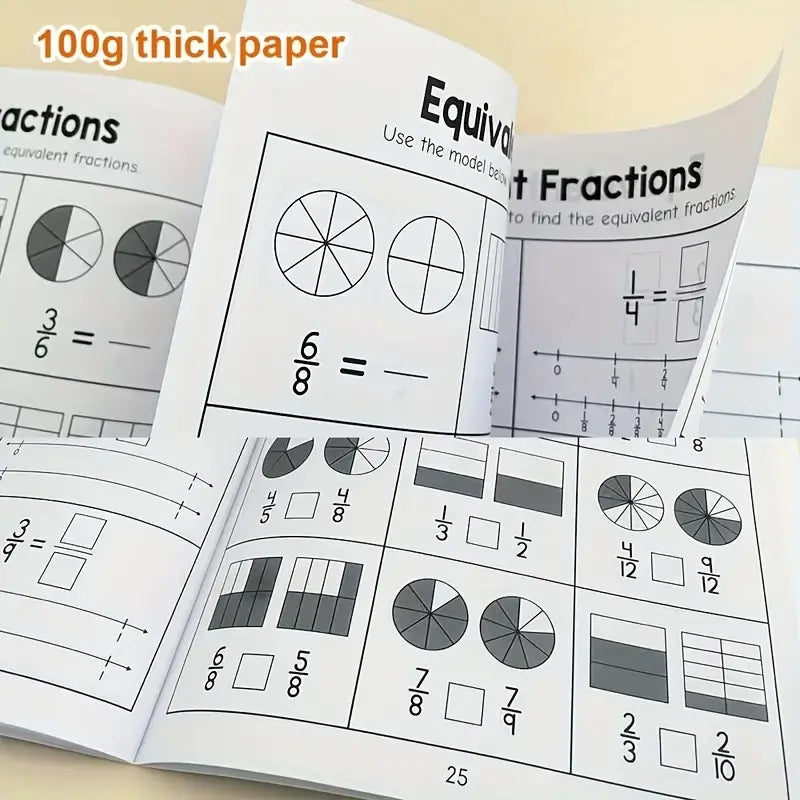 Math Fraction Workbook