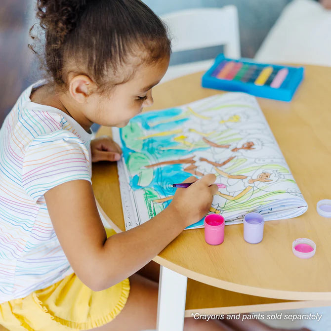 Melissa & Doug Princess and Fairy Jumbo Coloring Pad