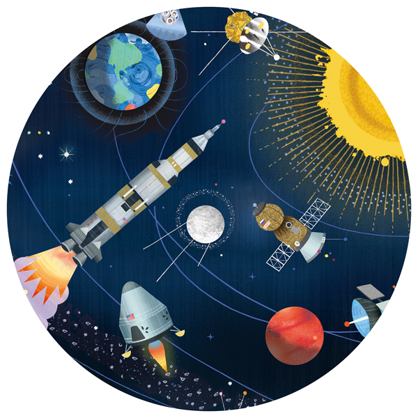 Djeco Observation Puzzle Space